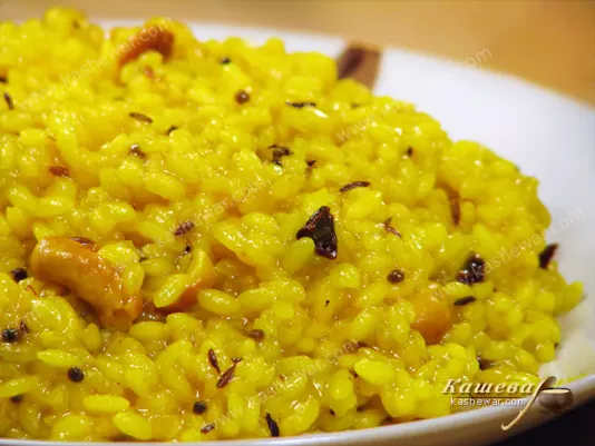 Lemon rice with cashews – Recipe with Photos, Indian Cuisine
