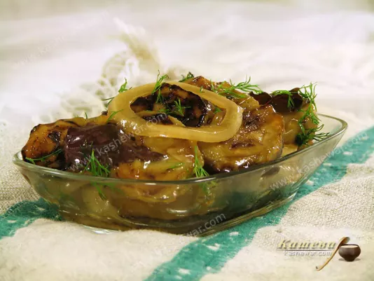 Pickled Eggplant with Basil – recipe with photo, Armenian cuisine