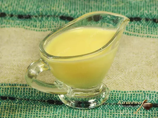 Молочно-ванильный соус – рецепт с фото, соусы