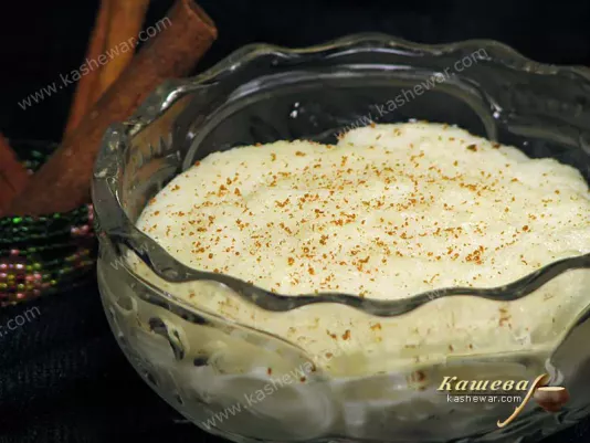 Rice pudding (Muhallebi) – recipe with photos, Turkish cuisine