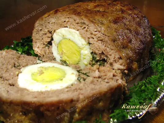 Мясной рулет с яйцом – рецепт с фото, немецкая кухня