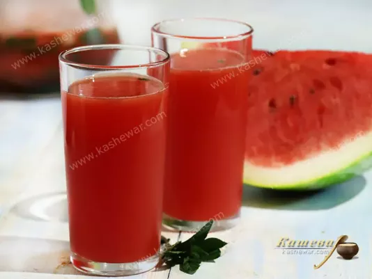Watermelon lemonade – recipe with photo, drinks