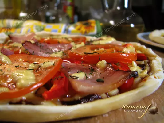 American pizza - recipe with photo, American cuisine