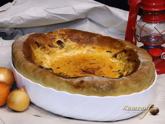 Onion pie – recipe with photo, recipe for German cuisine