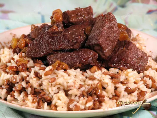 Lamb and lentil rice pilaf - recipe with photo, Azerbaijani cuisine