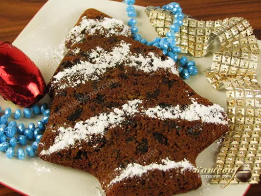 Gingerbread on kefir - recipe with photo, pastries