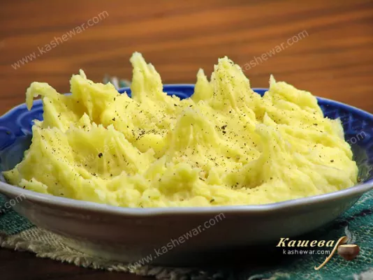 Roasted garlic mashed potatoes - Recipe with Photo, American Dish
