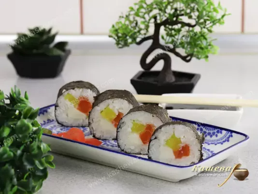 Ролл Тейшоку – рецепт с фото, японская кухня