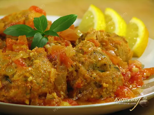 Fish balls in tomato sauce - recipe with photo, Moroccan cuisine