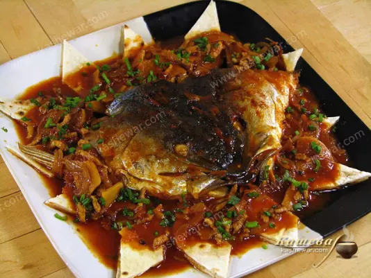 Fish head with gravy – recipe with photo, Chinese cuisine