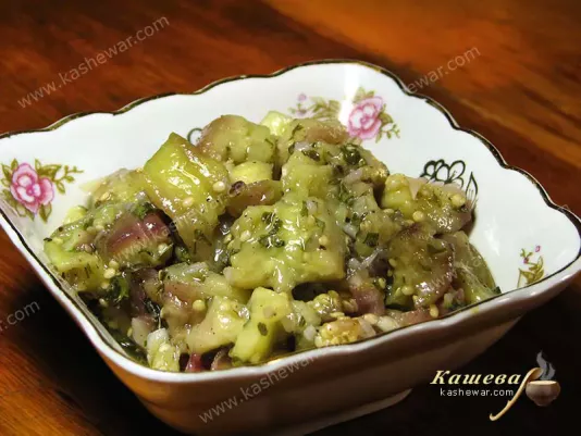Eggplant salad – рецепт с фото, итальянская кухня