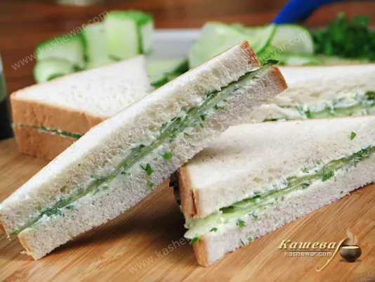 Сэндвичи с огурцом – рецепт с фото, английская кухня