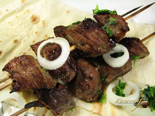 Goat shish kebab - recipe with photo, Armenian cuisine