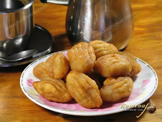 Сладкое печенье в виде финика – рецепт с фото, турецкая кухня