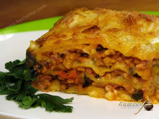 Lasagne with Bolognese sauce