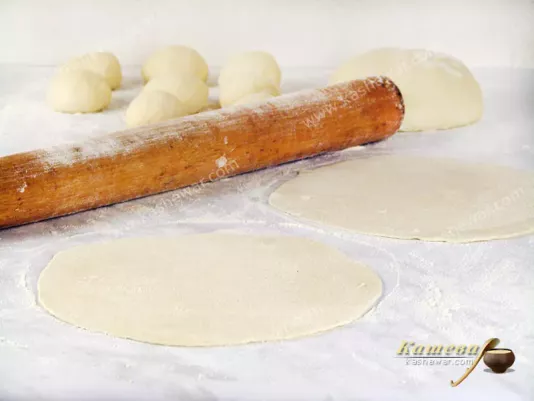 Roll out pancakes with a rolling pin