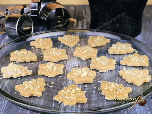 Almond cookies before baking