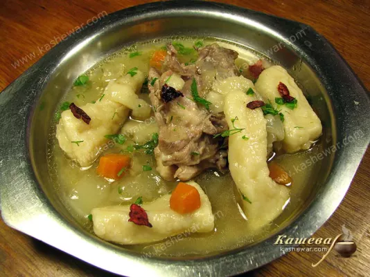 Rabbit soup with dumplings – recipe with photo, american cuisine