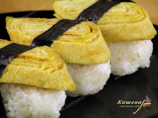 Tamago sushi – recipe with photo, Japanese cuisine