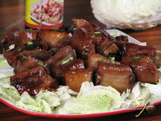 Sweet and sour pork ribs - recipe with photo, Chinese cuisine