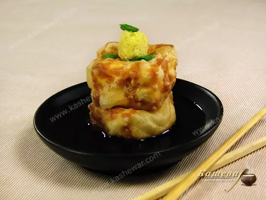 Deep-fried tofu - recipe with photo, Japanese cuisine