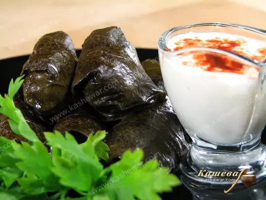 Турецкая долма в виноградных листьях – рецепт с фото, турецкая кухня