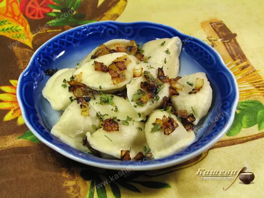 Вареники с картофелем – рецепт с фото, украинская кухня