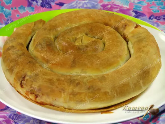 Brynza vertuta pastry - recipe with photo, Moldavian cuisine