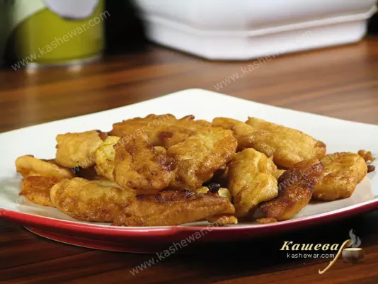 Apples fried in dough - recipe with photo, Chinese cuisine