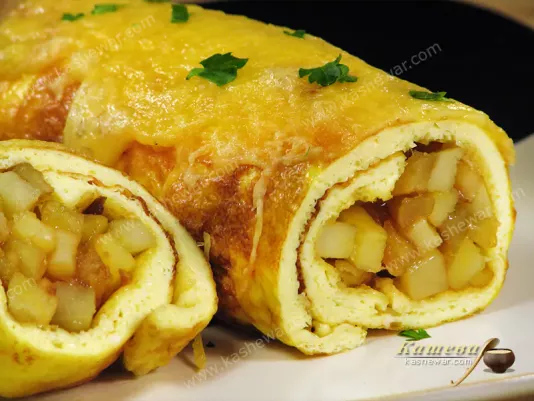 Egg roll with potatoes - recipe with photo, Belarusian cuisine