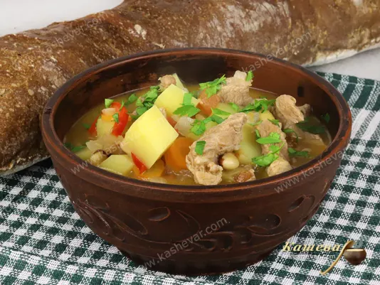 Transcarpathian Goulash with Beans – recipe with photo, Ukrainian cuisine
