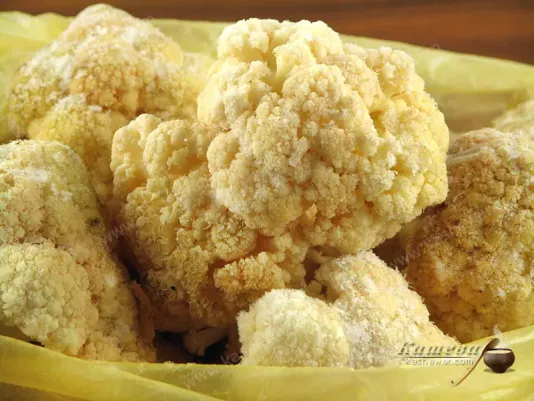 Frozen cauliflower – recipe with photo, food preservation for the winter