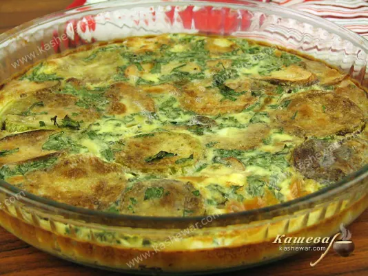 Parsnip casserole - recipe with photo, appetizer