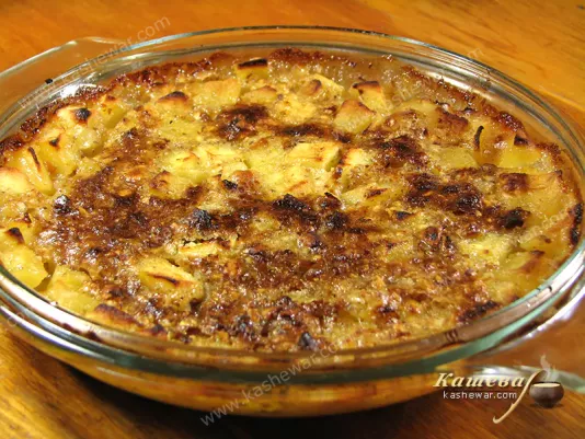 Apple casserole - recipe with photo, Swedish cuisine