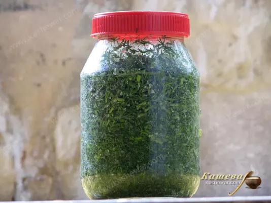 Dill salting – recipe with photo, food preservation for the winter