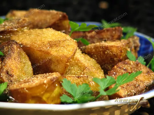 Fried green tomatoes (Tamatar pakora) – recipe with photos, Indian cuisine