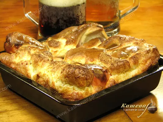 Toad in the hole - recipe with photo, British cuisine