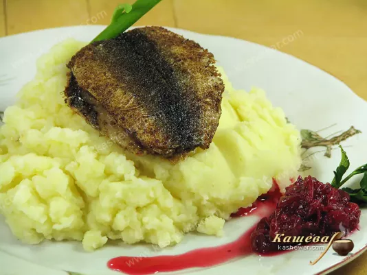 Жареная салака с картофельным пюре – рецепт с фото, шведская кухня