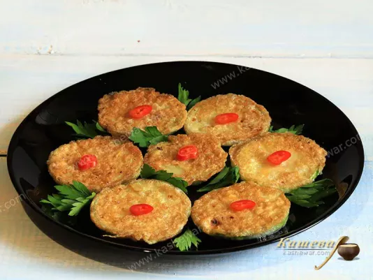 Hobak chon fried zucchini – recipe with photo, Korean cuisine