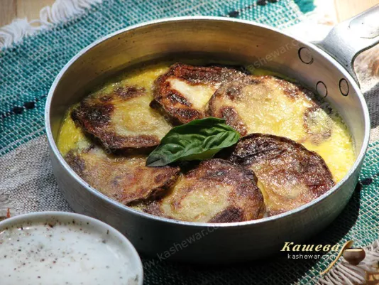 Fried zucchini with egg - recipe with photo, Armenian cuisine