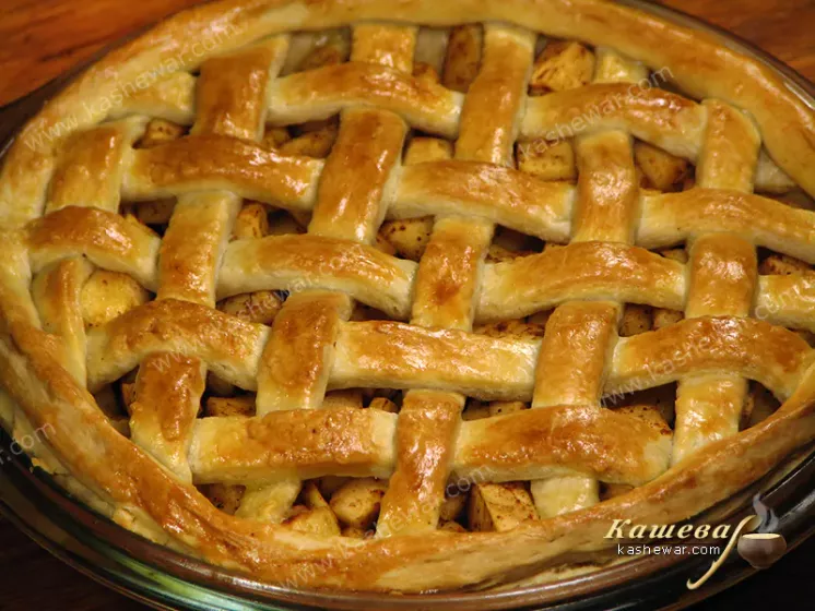 American apple pie - recipe with photo, American cuisine