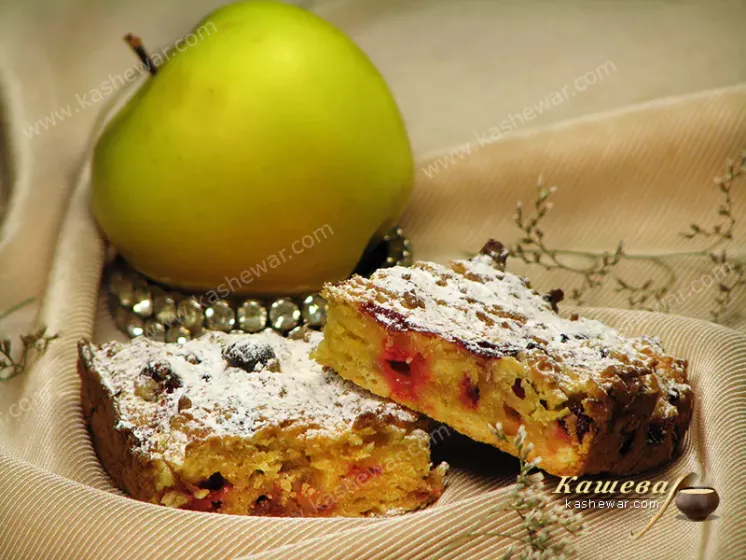 Бретонский пирог с клюквой и яблоками – рецепт с фото, французская кухня