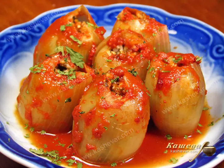Долма из лука – рецепт с фото, армянская кухня