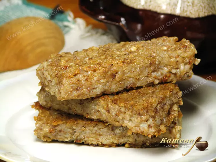 Buckwheat porridge croutons - recipe with photo, bakery