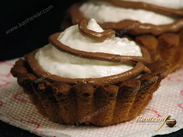 Egg white cream marmalade tartlets – recipe with photo, confectionery
