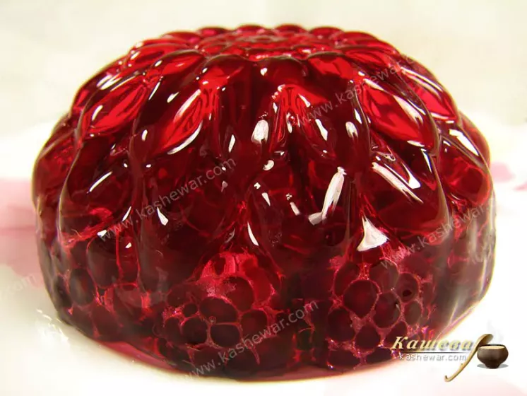 Raspberry in cherry jelly – recipe with photo, Russian cuisine