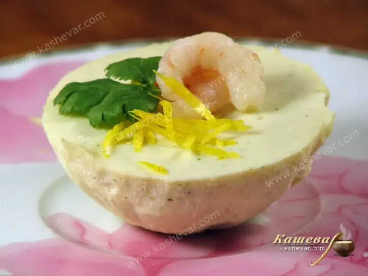 Мус із сиру з креветками – рецепт з фото, французька кухня