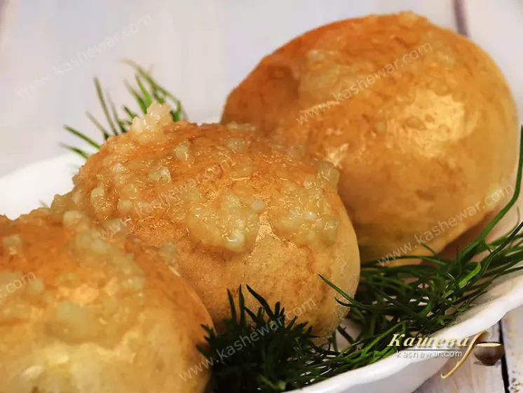 Пампушки с чесноком – рецепт с фото, украинская кухня