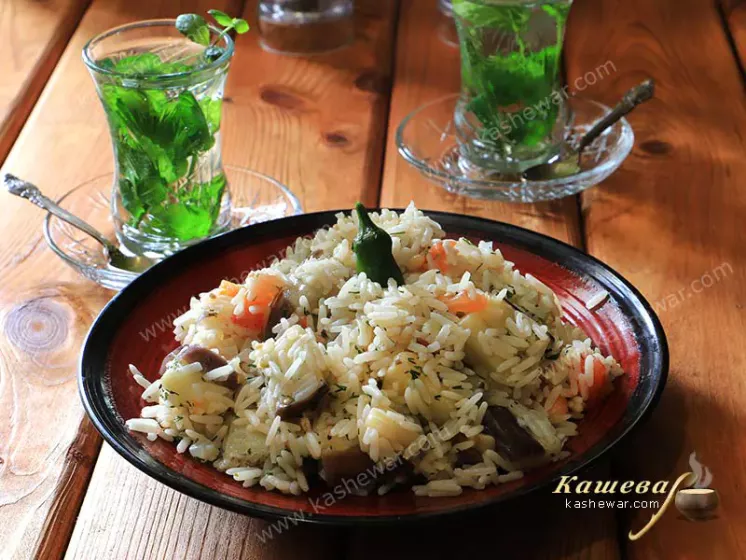 Пилав с баклажанами – рецепт с фото, турецкая кухня