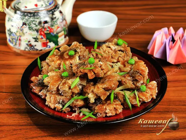 Рыба «Хризантема» в томатном соусе – рецепт с фото, китайская кухня